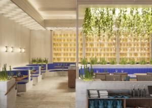 Commercial Restaurant - Decode Fab Lab Fat Tony VRay Renders