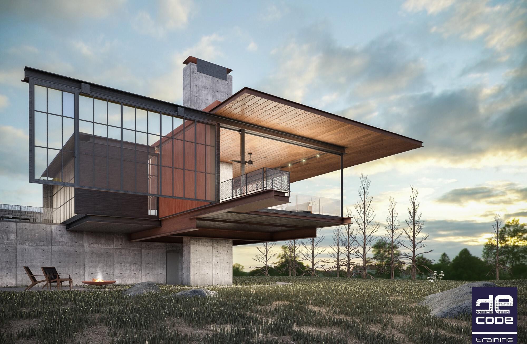 Vray_3.6 for Rhino | Hover House