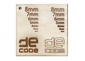 laser cutting poplar