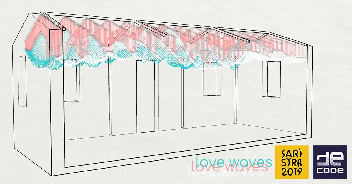 grasshopper3d, grasshopper, design & make, rhino, digital fabrication, saristra, love waves